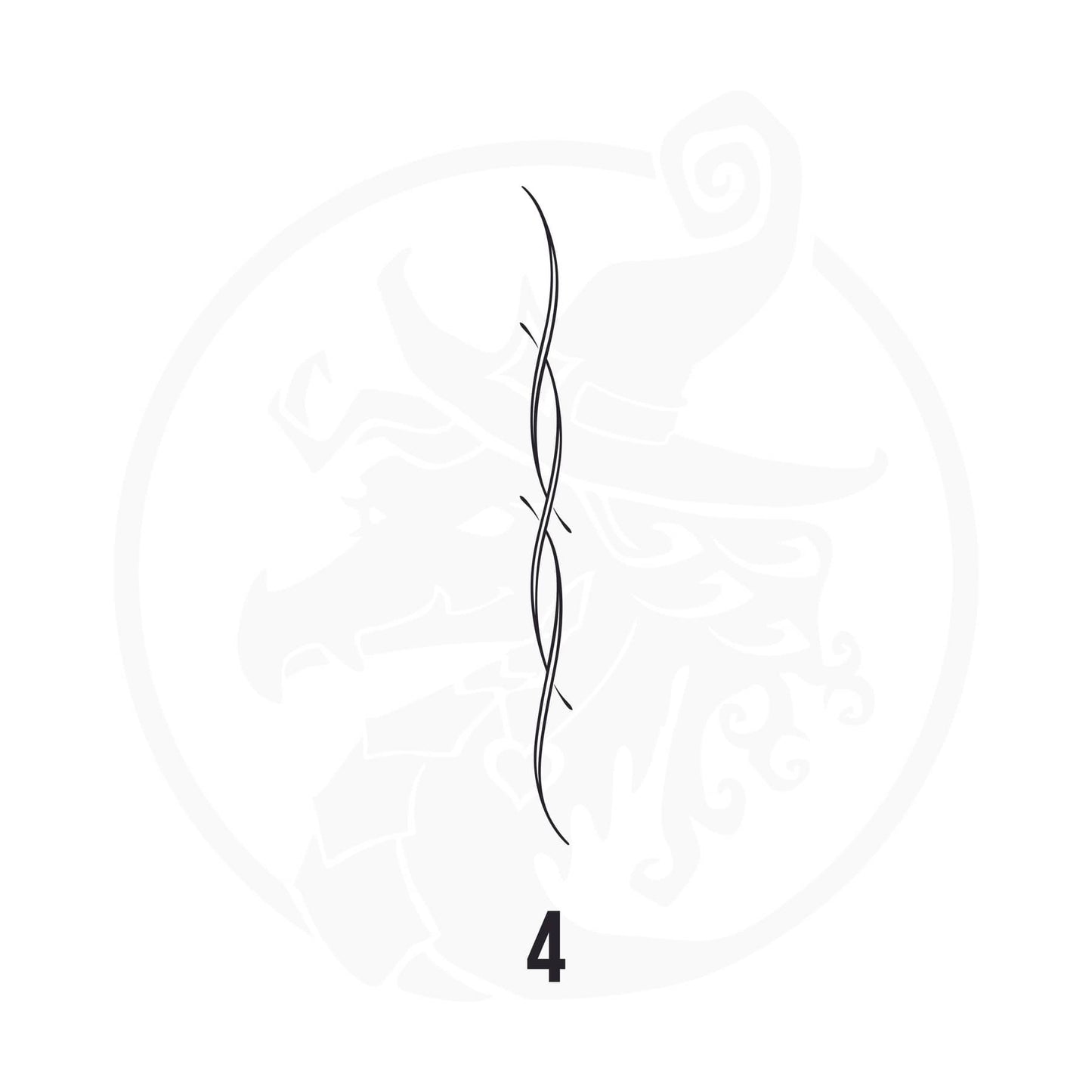 Pinstripe Vinyl Decal Series 123 Style 04, premium high-quality die-cut vinyl decal design #1 for cars, trucks, motorcycles, laptops, and more, sticker