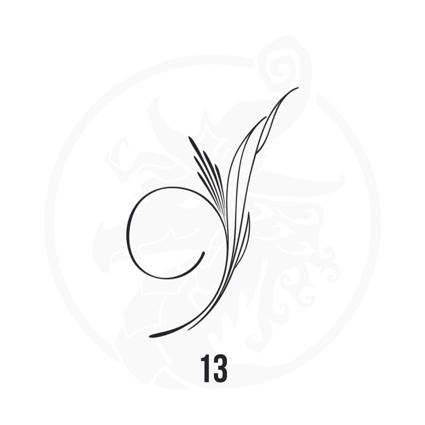 Pinstripe Vinyl Decal Series 123 Style 13, premium high-quality die-cut vinyl decal design #1 for cars, trucks, motorcycles, laptops, and more, sticker