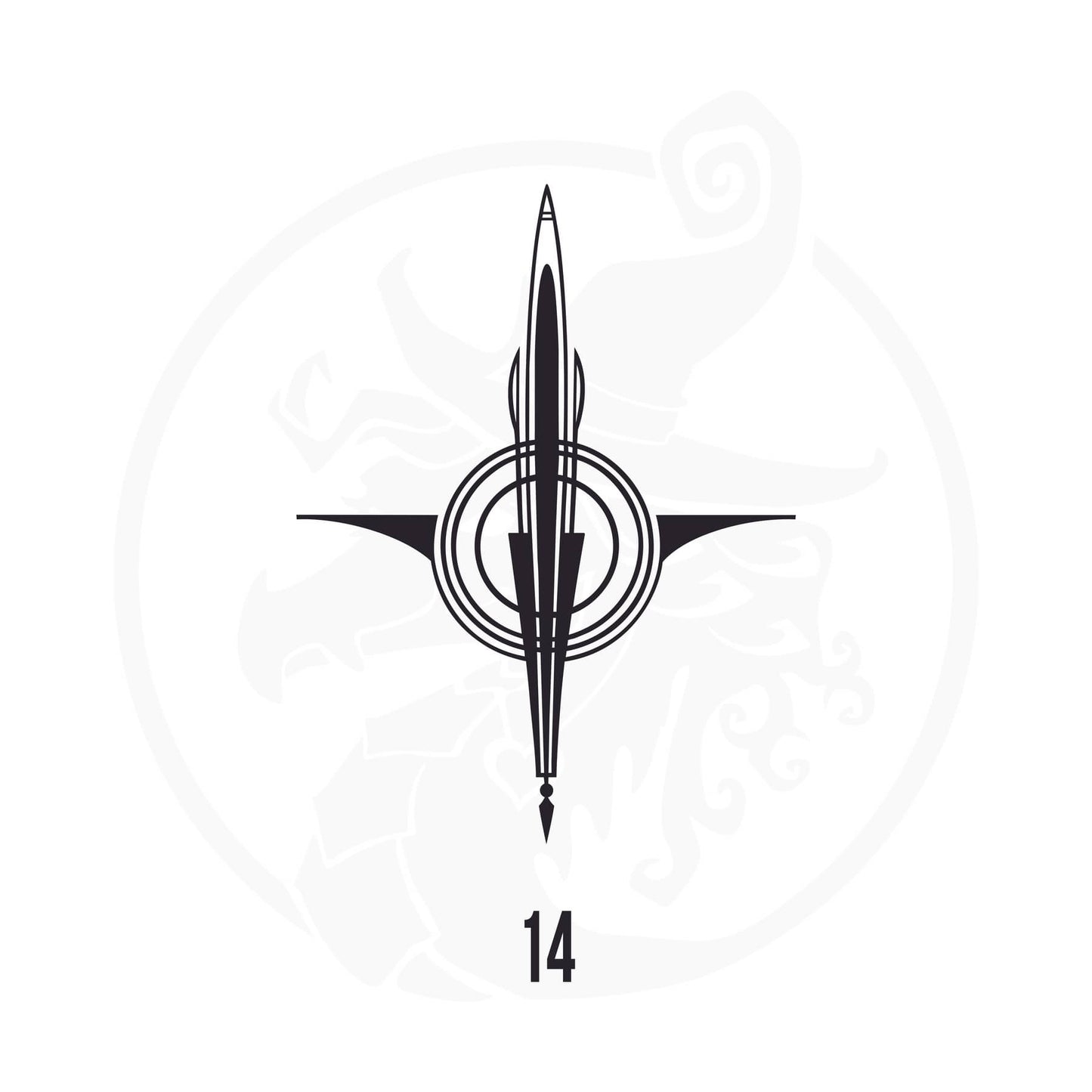 Pinstripe Vinyl Decal Series 123 Style 14, premium high-quality die-cut vinyl decal design #1 for cars, trucks, motorcycles, laptops, and more, sticker