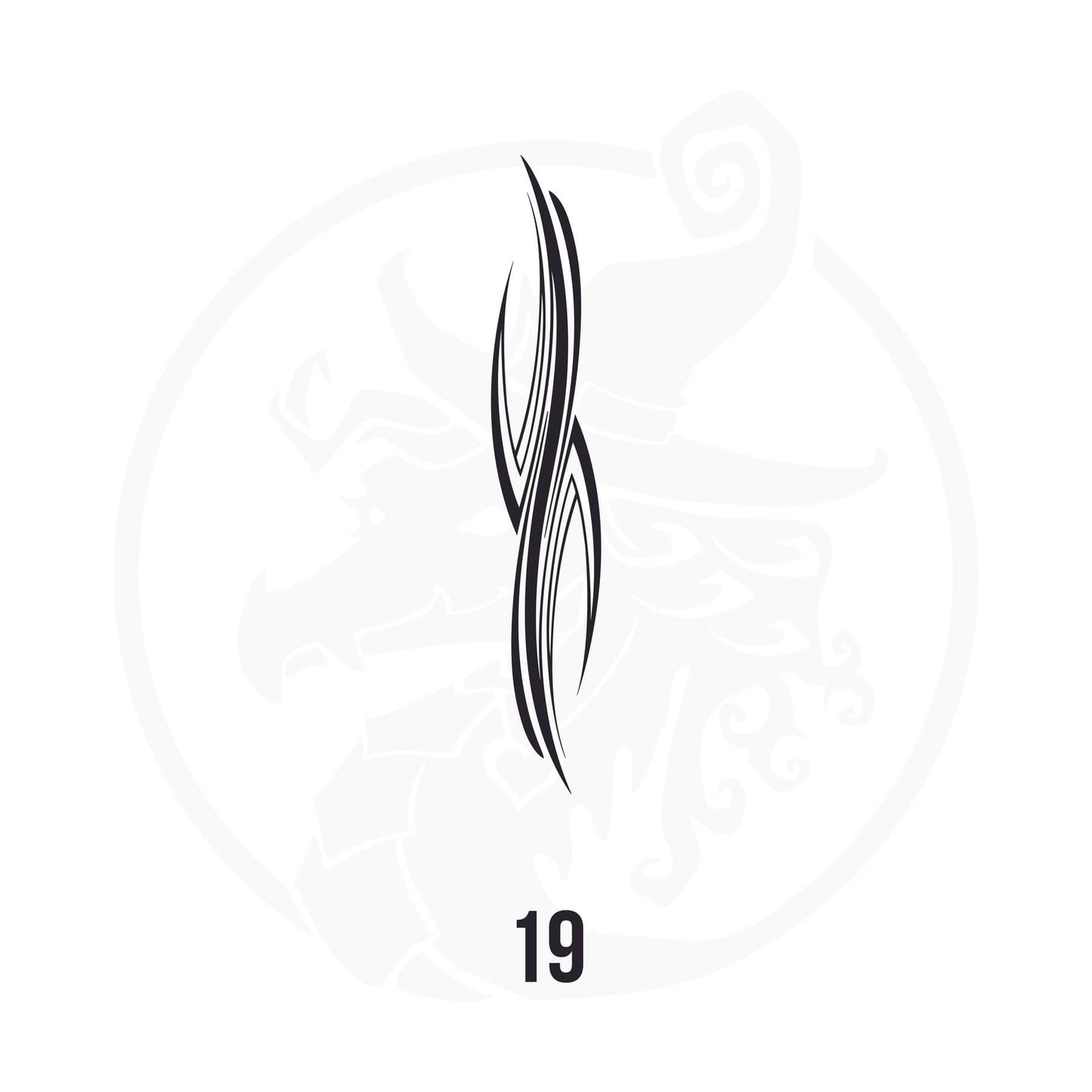 Pinstripe Vinyl Decal Series 123 Style 19, premium high-quality die-cut vinyl decal design #1 for cars, trucks, motorcycles, laptops, and more, sticker