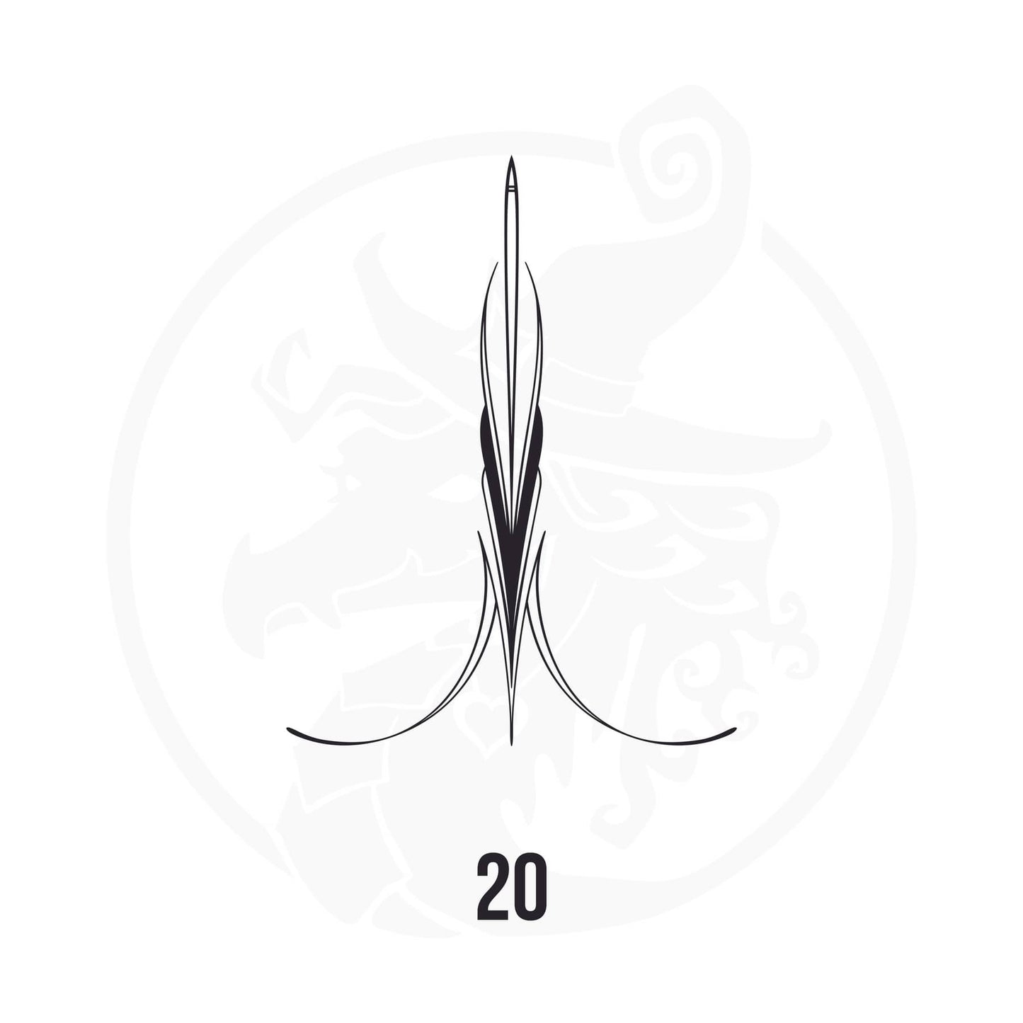 Pinstripe Vinyl Decal Series 123 Style 20, premium high-quality die-cut vinyl decal design #1 for cars, trucks, motorcycles, laptops, and more, sticker