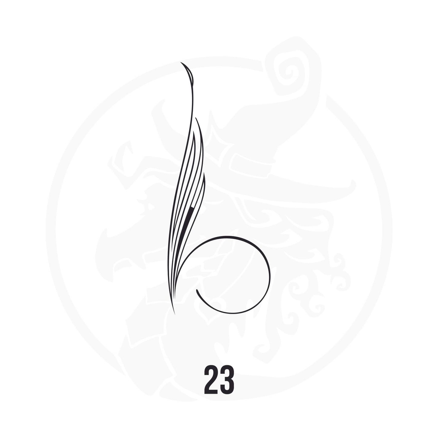 Pinstripe Vinyl Decal Series 123 Style 23, premium high-quality die-cut vinyl decal design #1 for cars, trucks, motorcycles, laptops, and more, sticker