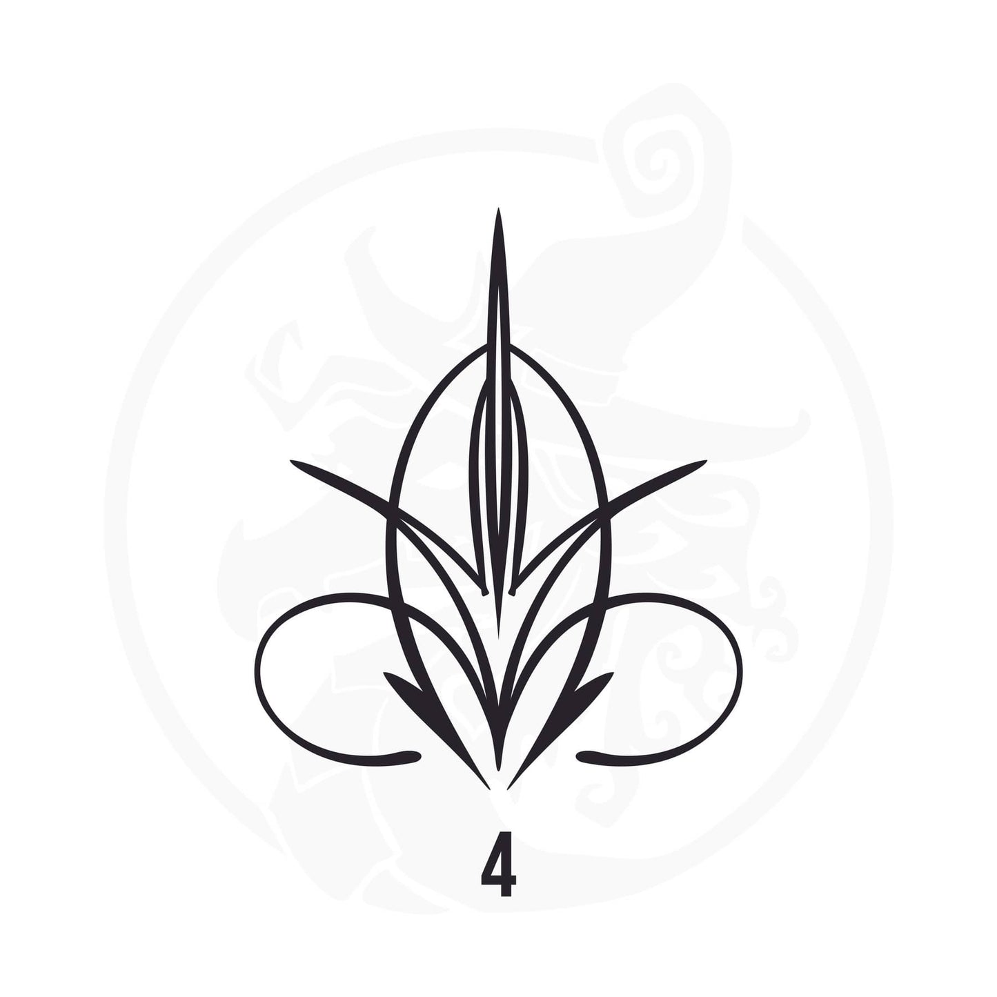 Pinstripe Vinyl Decal Series 125 Style 04, premium high-quality die-cut vinyl decal design #1 for cars, trucks, motorcycles, laptops, and more, sticker