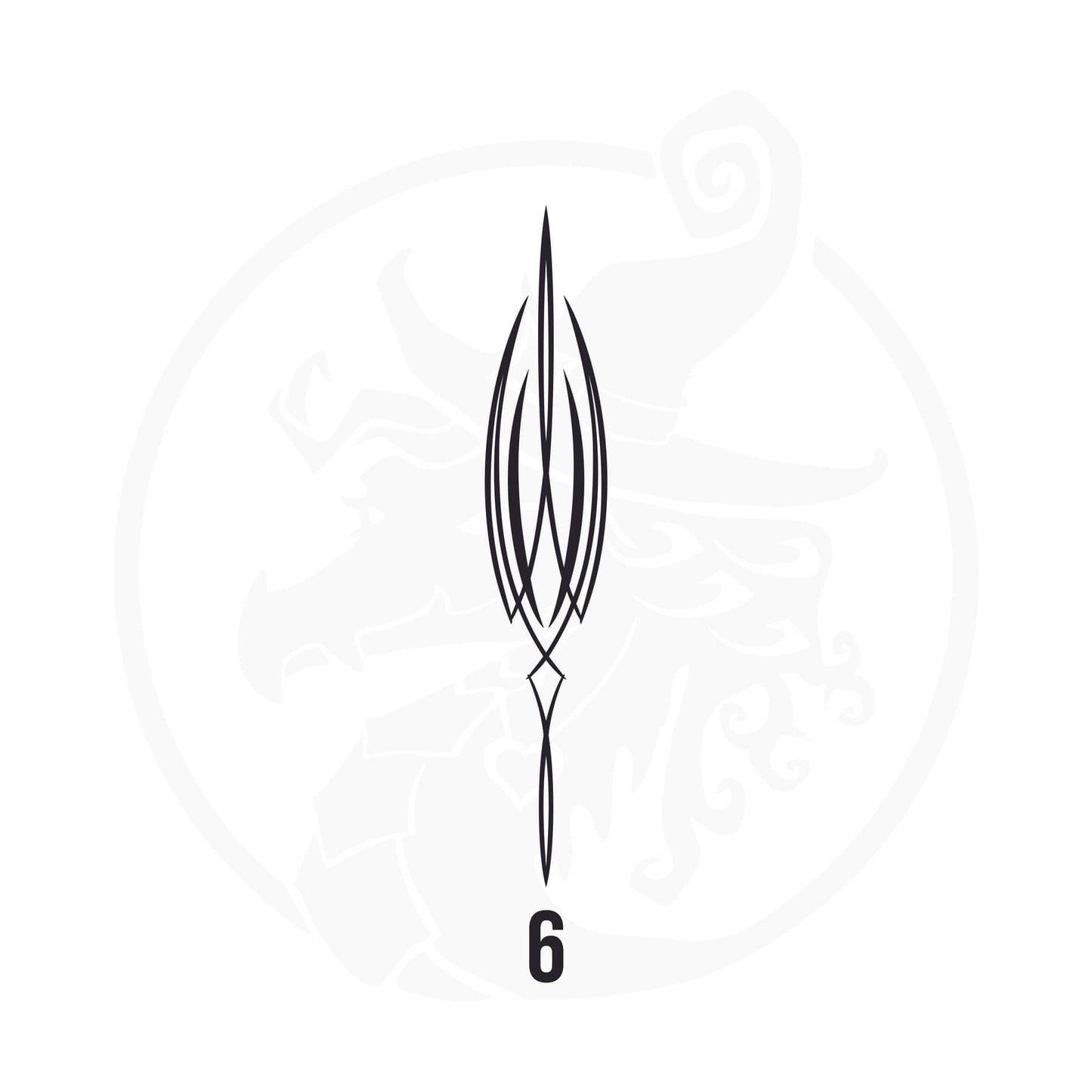 Pinstripe Vinyl Decal Series 125 Style 06, premium high-quality die-cut vinyl decal design #1 for cars, trucks, motorcycles, laptops, and more, sticker