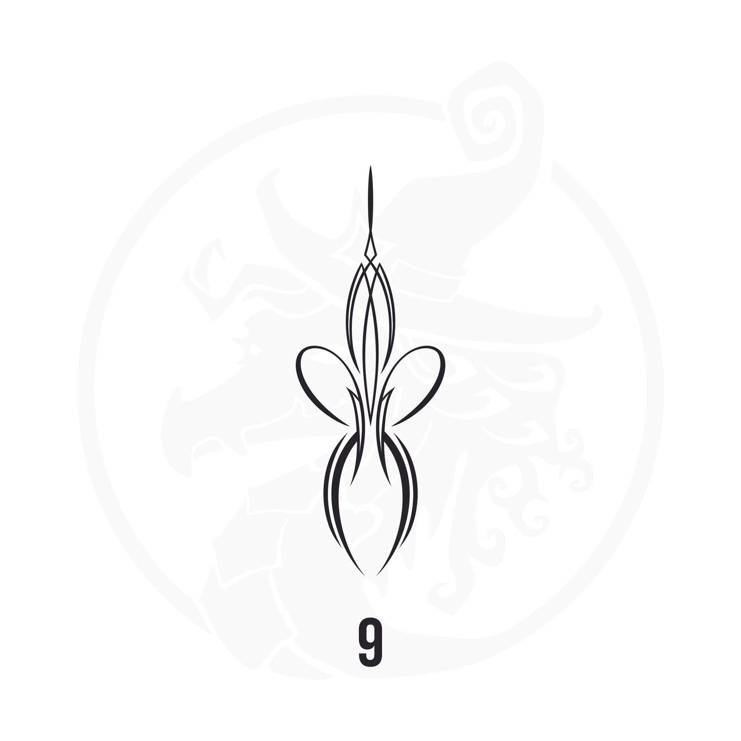 Pinstripe Vinyl Decal Series 125 Style 09, premium high-quality die-cut vinyl decal design #1 for cars, trucks, motorcycles, laptops, and more, sticker