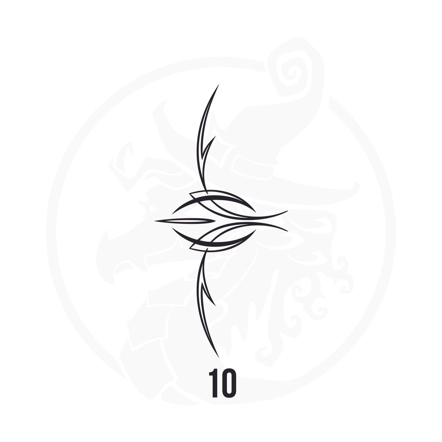 Pinstripe Vinyl Decal Series 125 Style 10, premium high-quality die-cut vinyl decal design #1 for cars, trucks, motorcycles, laptops, and more, sticker