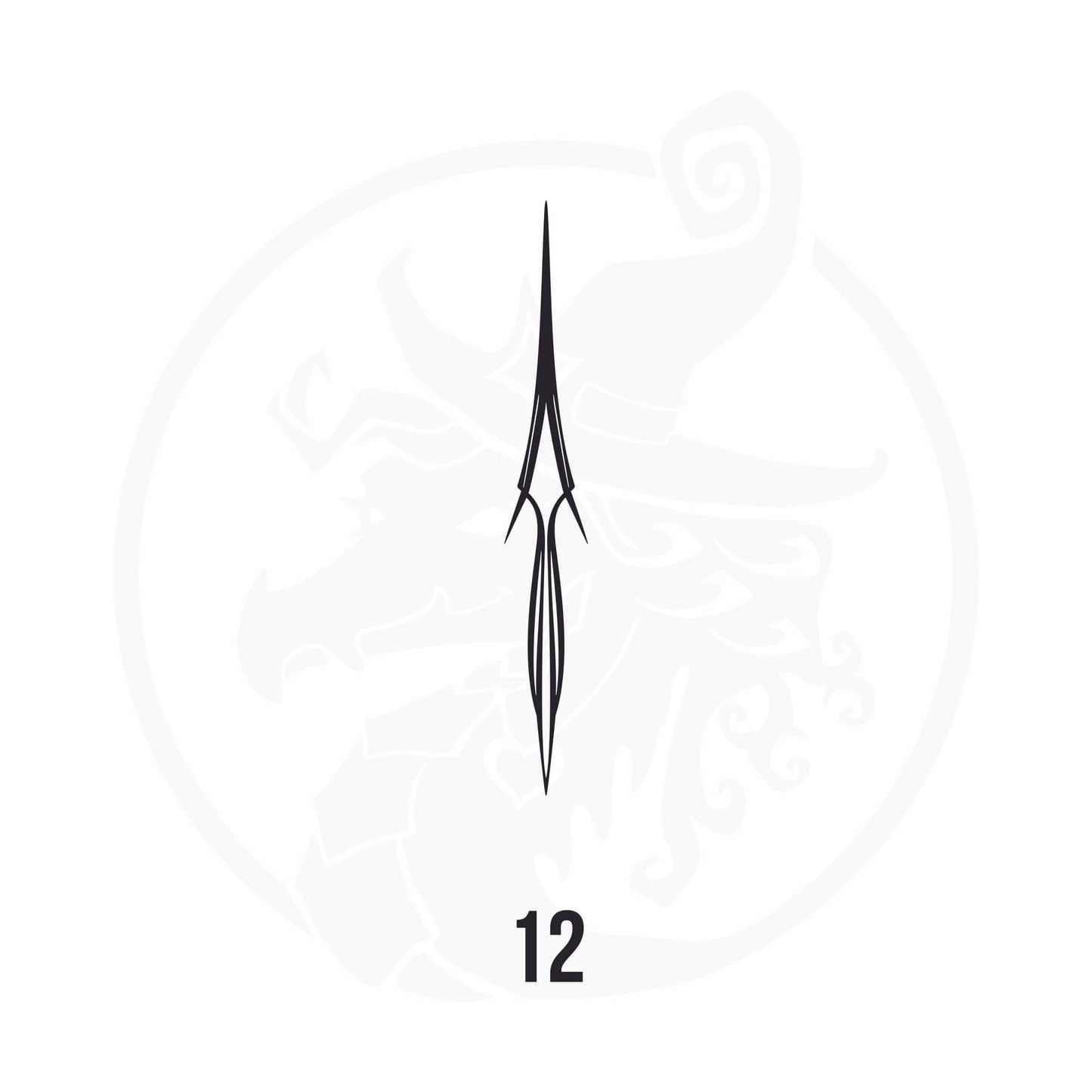 Pinstripe Vinyl Decal Series 126 Style 12, premium high-quality die-cut vinyl decal design #1 for cars, trucks, motorcycles, laptops, and more, sticker
