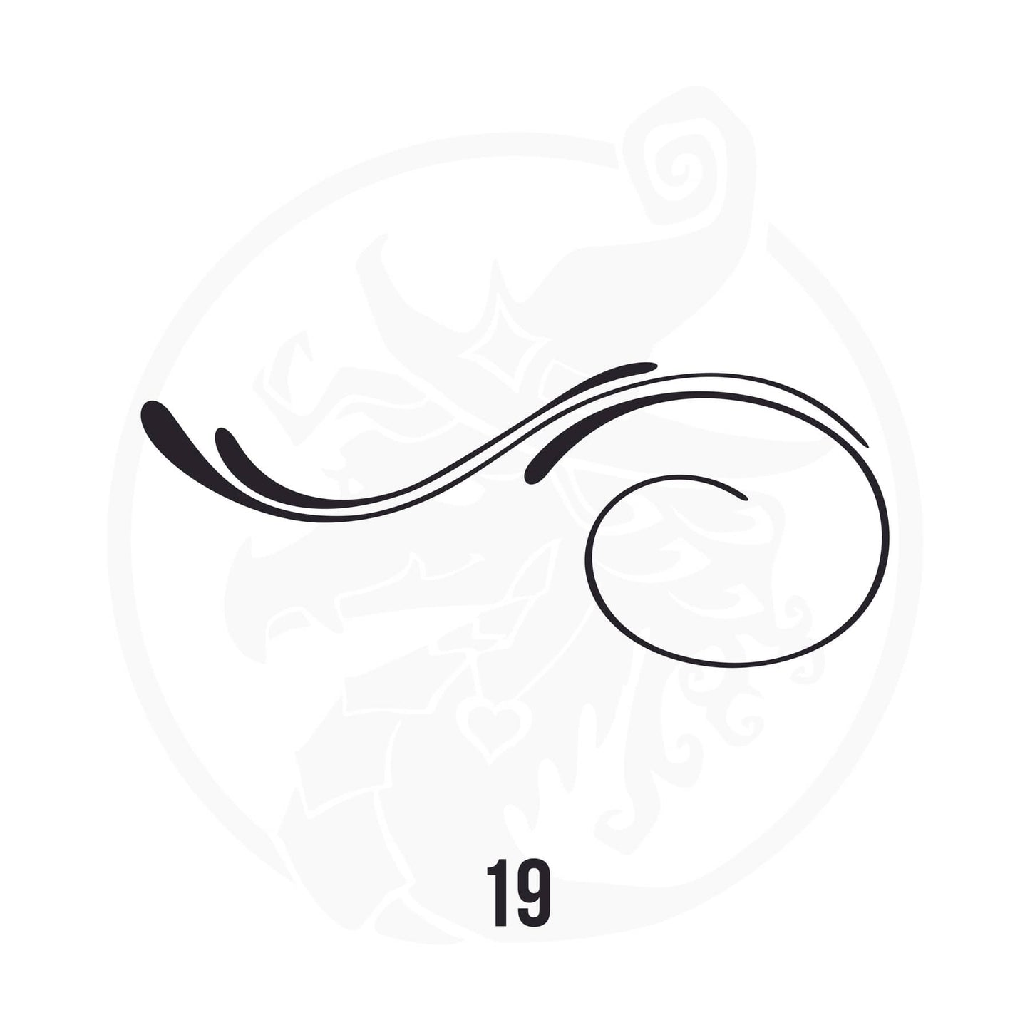 Swoosh & Swish Pinstripe Vinyl Decal – Style 19