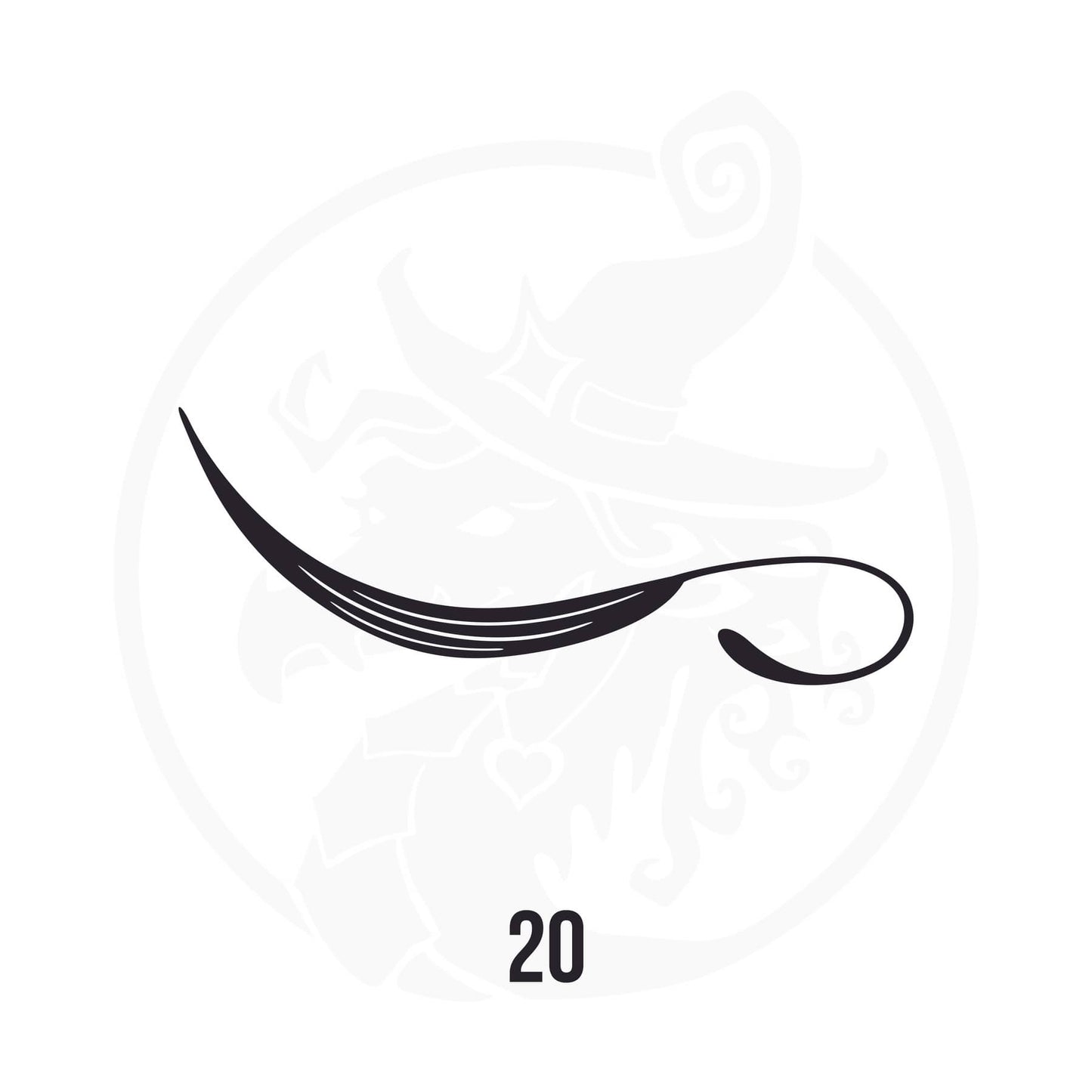 Swoosh & Swish Pinstripe Vinyl Decal – Style 20