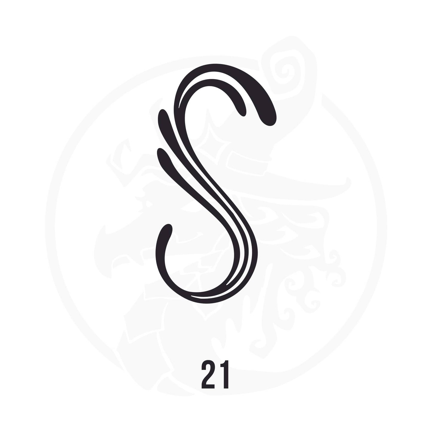 Swoosh & Swish Pinstripe Vinyl Decal – Style 21