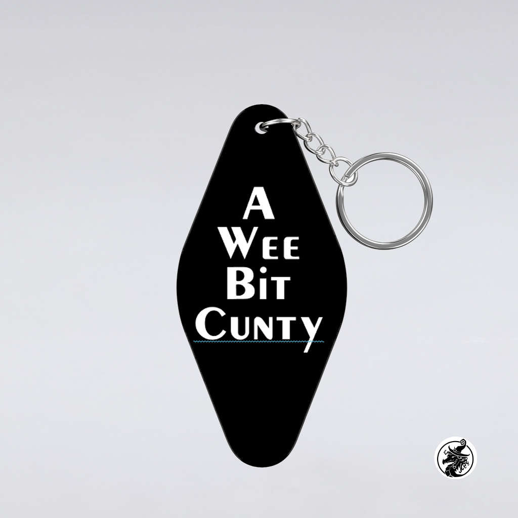 Holographic Motel Style Keychain - Customize It!