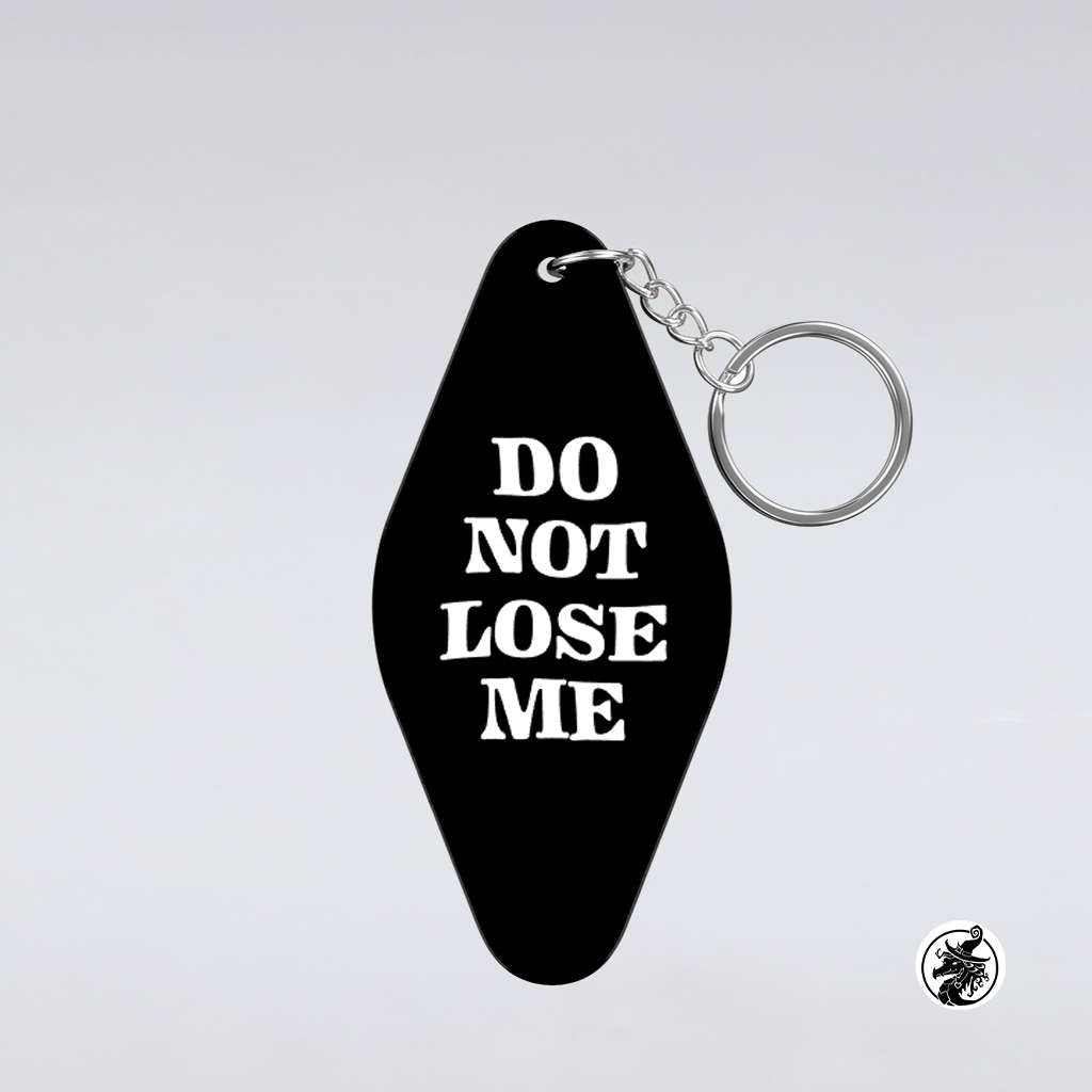 Holographic Motel Style Keychain - Customize It!