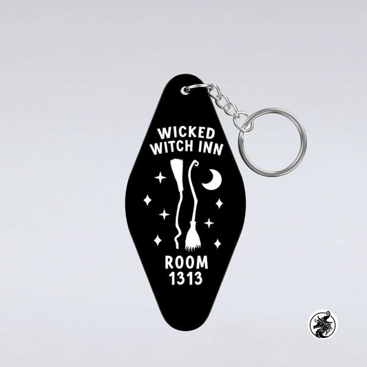 Holographic Motel Style Keychain - Customize It!