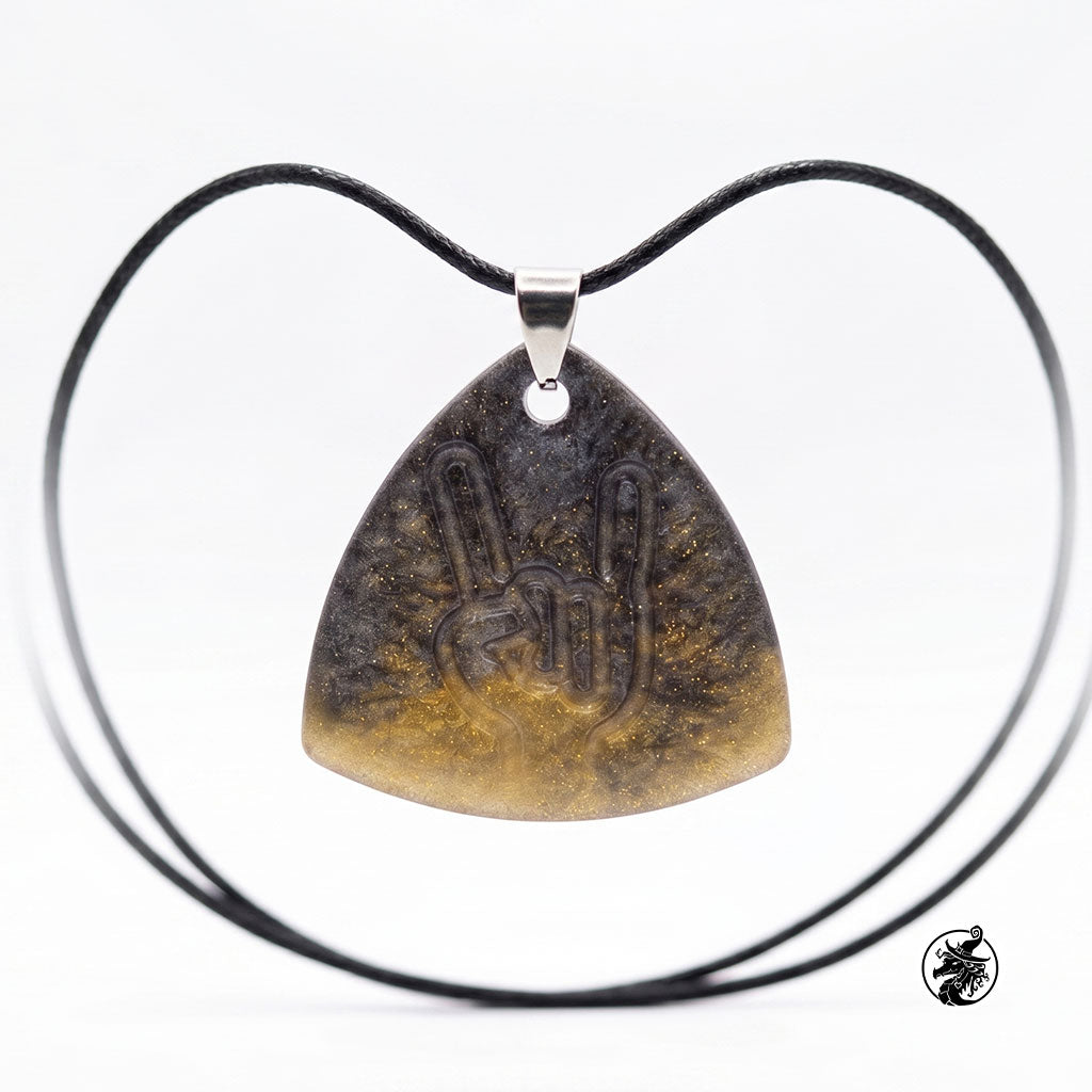 Music Pick Corded Pendants