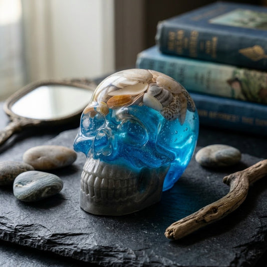 Ocean Resin Skull