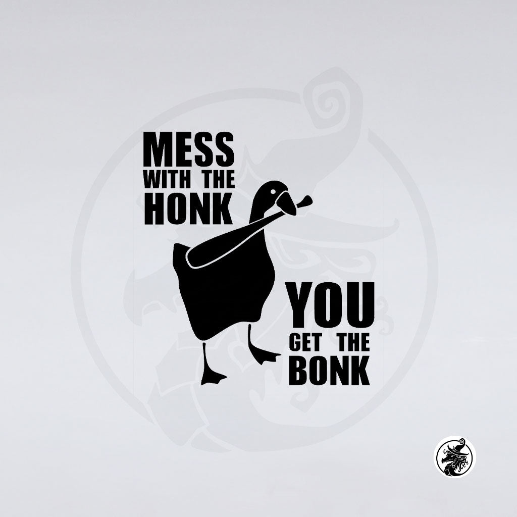 Untitled Goose Game bonk design