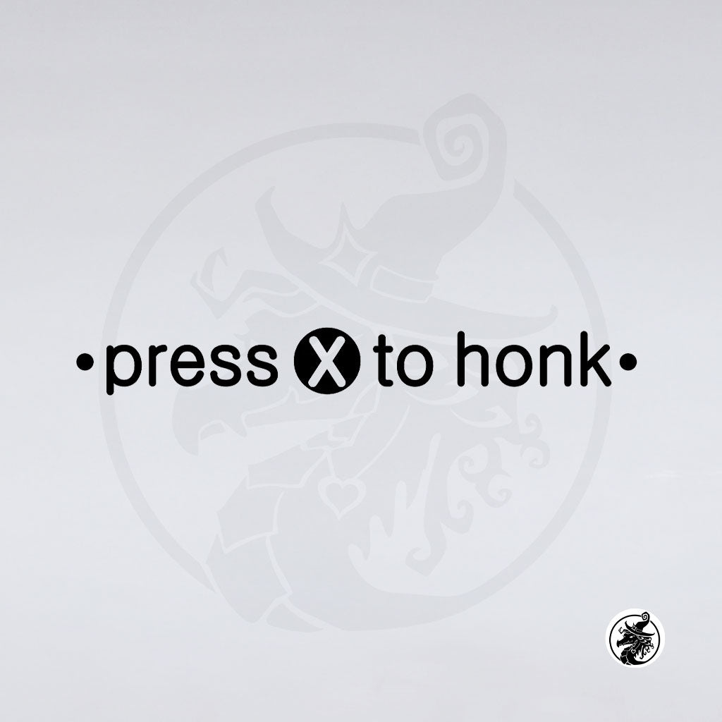 Untitled Goose Game press X to honk text