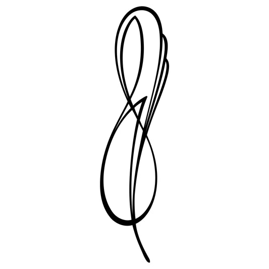 Automotive pinstripe decal sticker, Behounek S1 style 07.