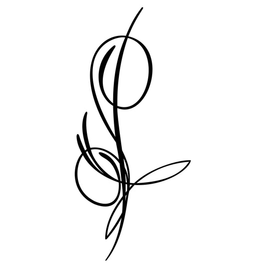 Vehicle pinstripe vinyl sticker, Connors style 24.