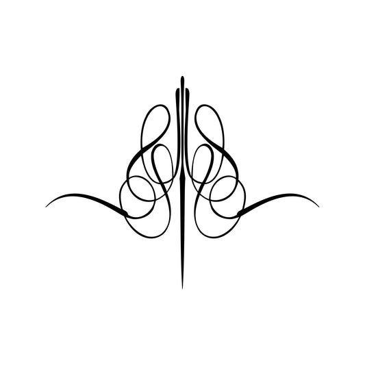 Vehicle pinstripe vinyl sticker, Kafka S3 style 03.