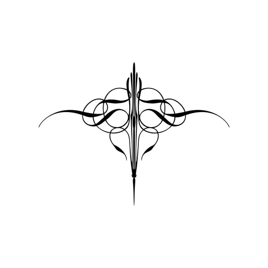 Vehicle pinstripe vinyl sticker, Kafka S3 style 08.