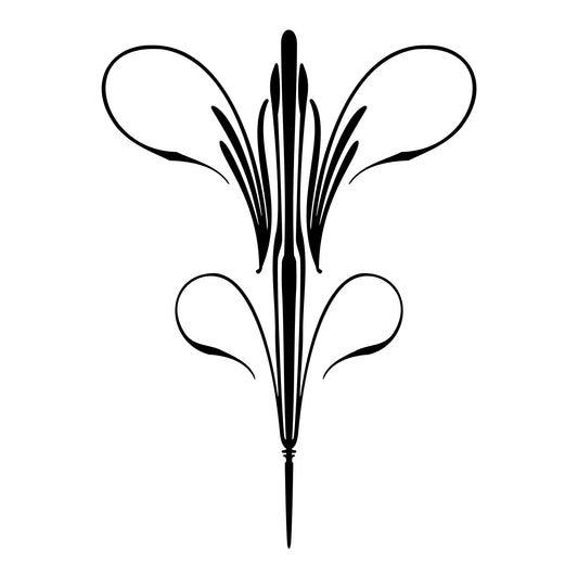 Vehicle pinstripe vinyl sticker, Kafka S3 style 13.