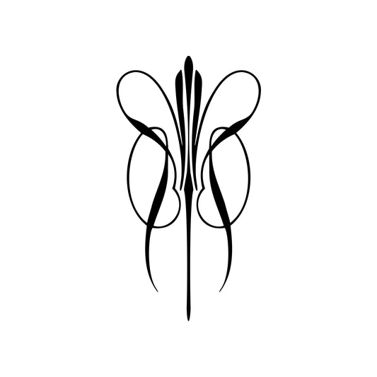 Vehicle pinstripe vinyl sticker, Kafka S3 style 18.