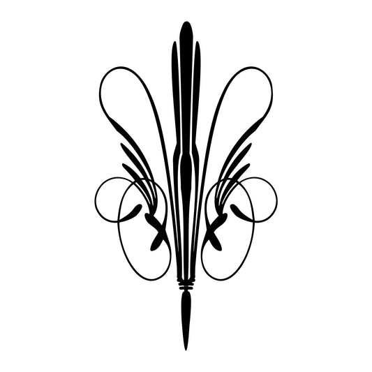 Kafka S3 pinstripe sticker decal, style 19, thin accent line.