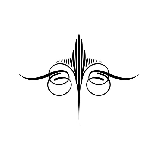 Automotive Kafka S3 pinstripe sticker decal, style 20.