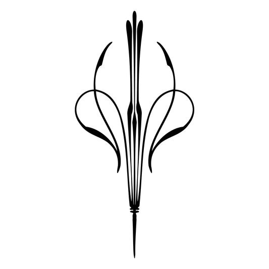 Automotive Kafka S3 pinstripe sticker decal, style 25.