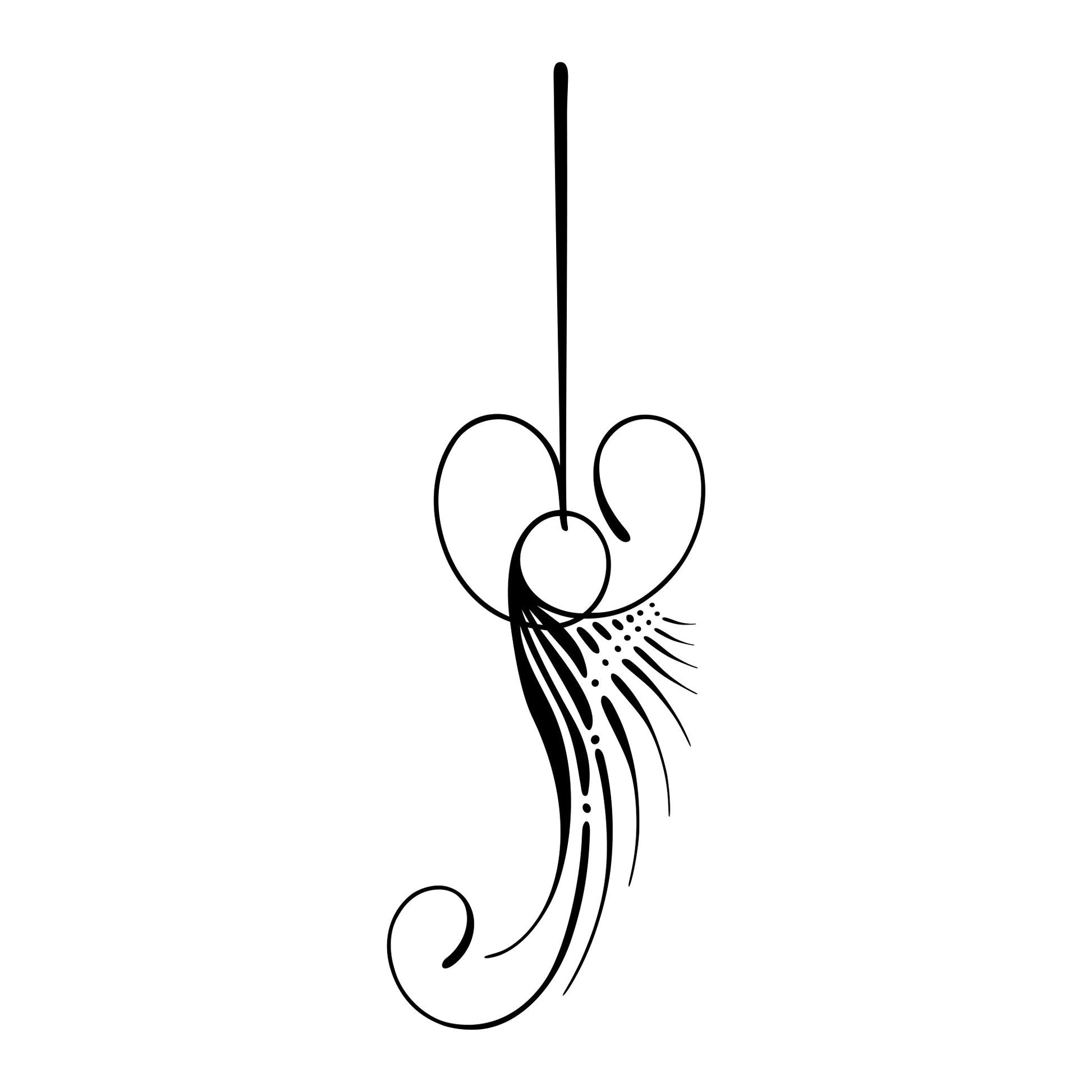 Vehicle pinstripe vinyl sticker, Kafka S5 style 24.