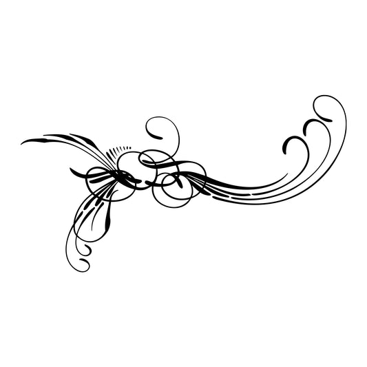 Vehicle pinstripe vinyl sticker, Kafka S6 style 04.