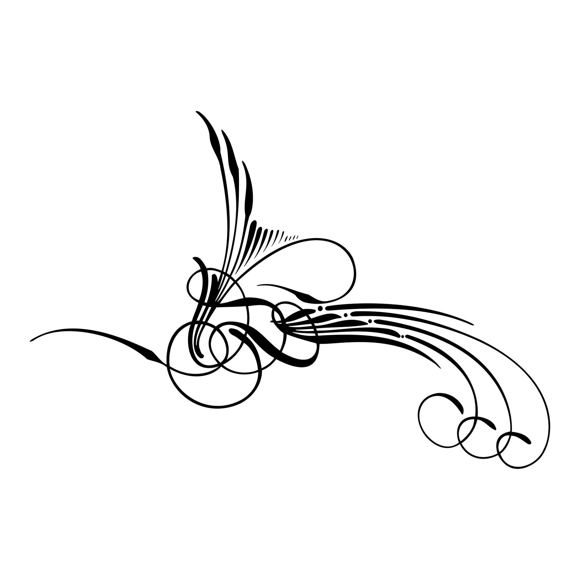 Automotive Kafka S6 pinstripe sticker decal, style 12.