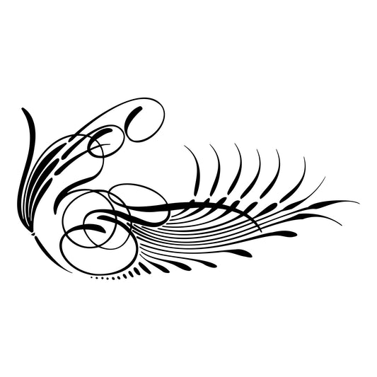 Vehicle pinstripe vinyl sticker, Kafka S6 style 14.