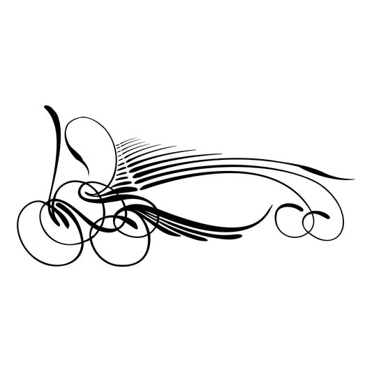 Kafka S6 pinstripe sticker decal, style 23, thin accent line.