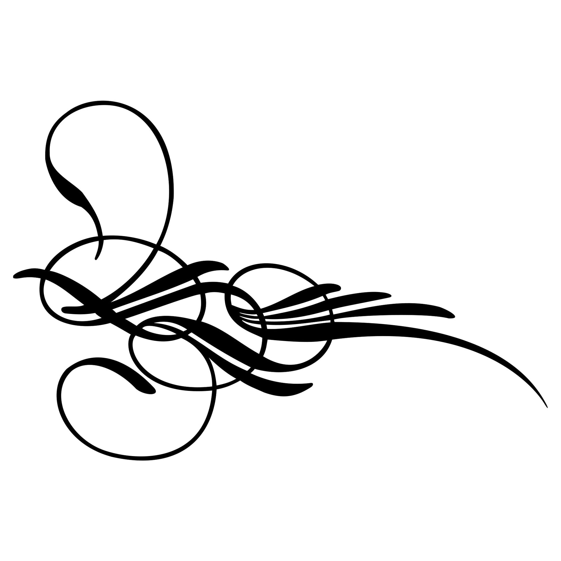 Kafka S6 decal sticker, style 25, body-line stripe.