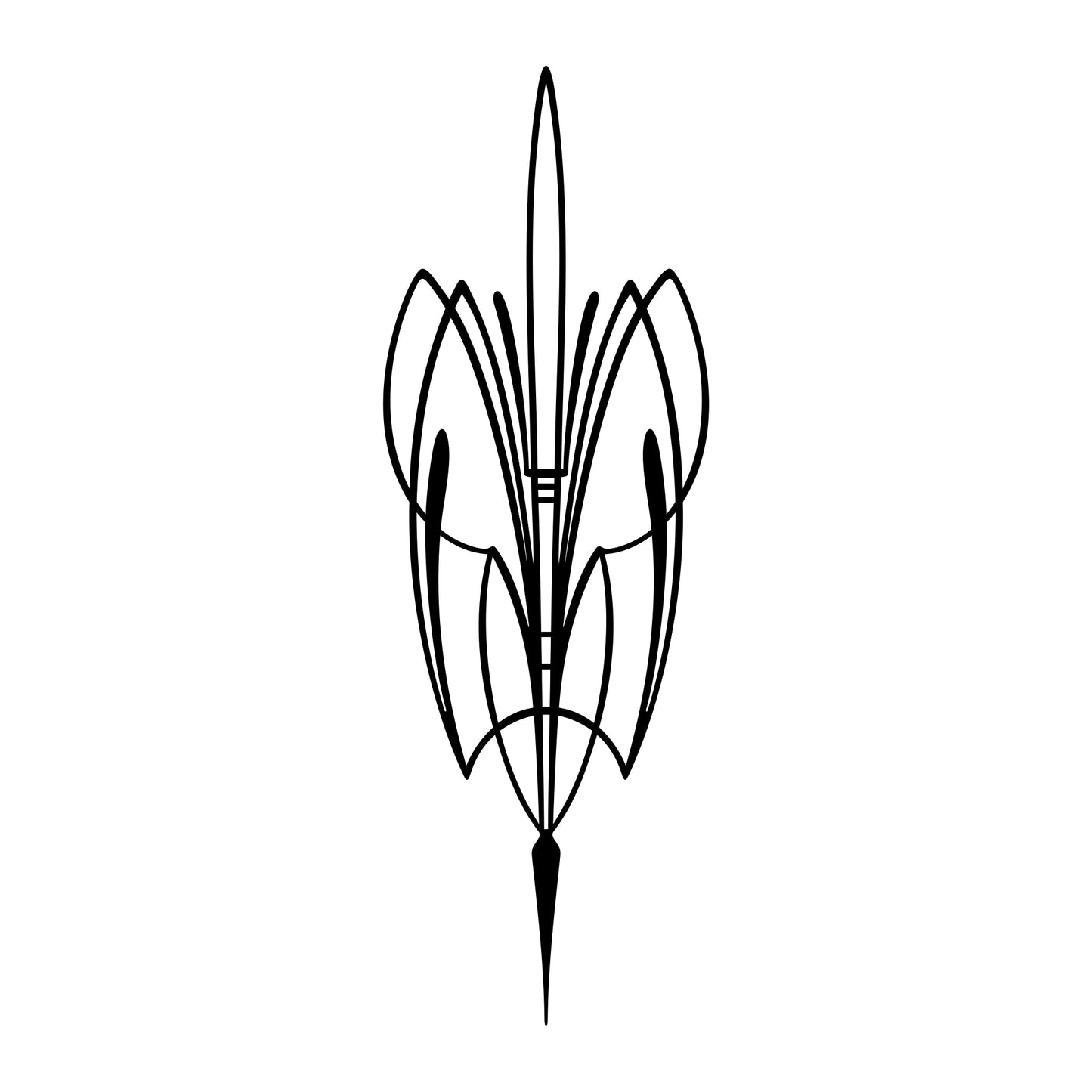 Lindenberger pinstripe vinyl, style 24, custom stripe decal for vehicles.