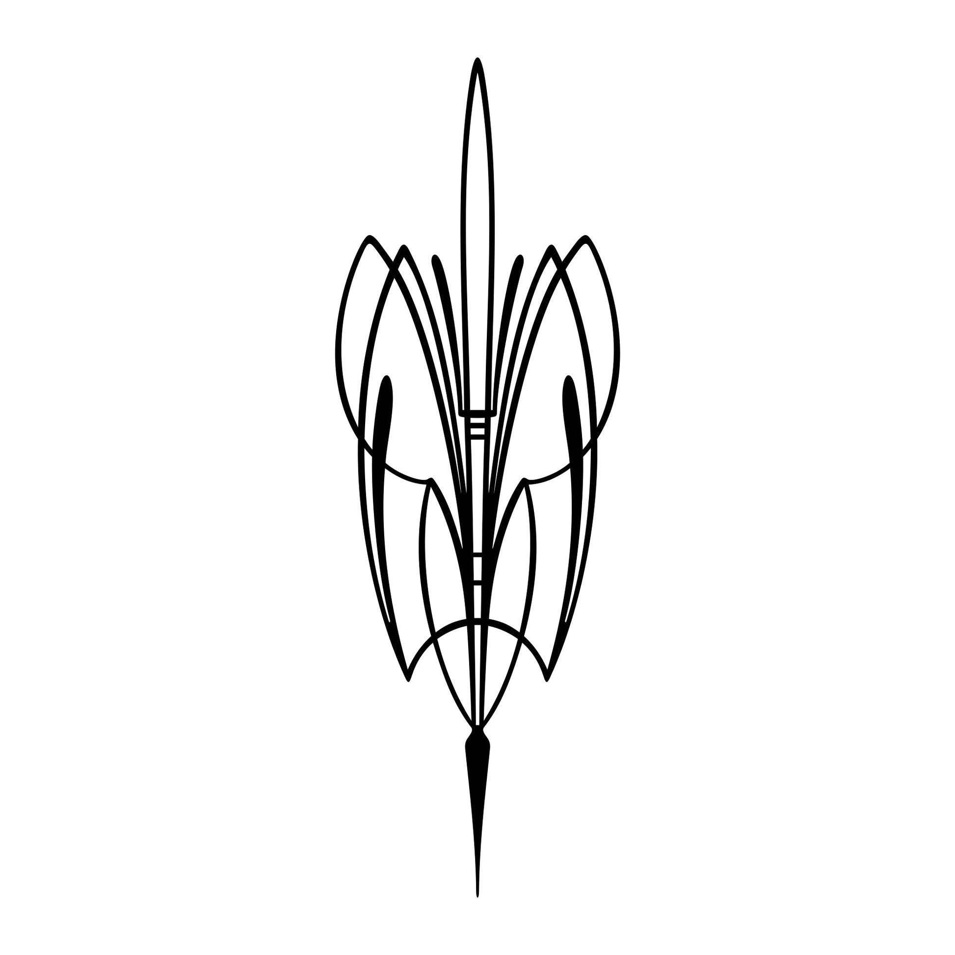 Lindenberger pinstripe vinyl, style 24, custom stripe decal for vehicles.