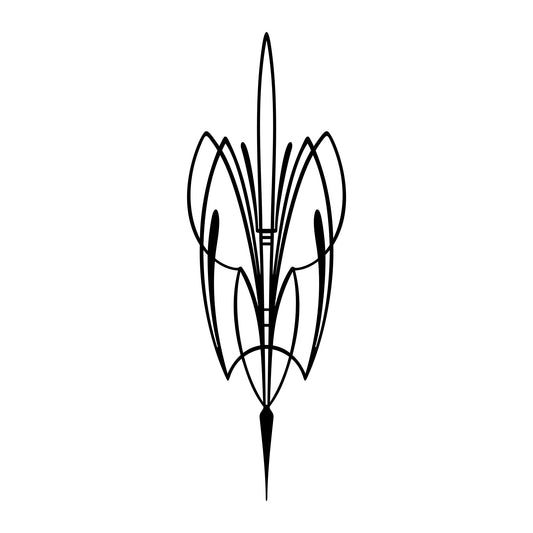 Lindenberger pinstripe vinyl, style 24, custom stripe decal for vehicles.