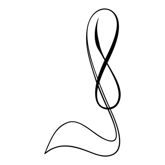 Lindenberger pinstripe vinyl decal, style 26, thin line design.