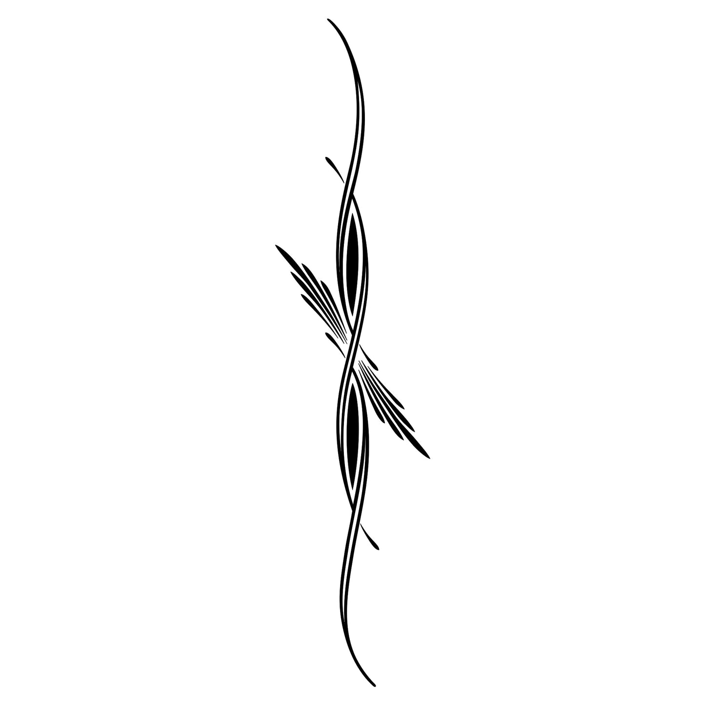 Mowry decal sticker, style 10, body-line stripe.