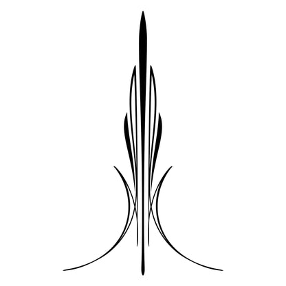 Automotive Mowry pinstripe sticker decal, style 12.