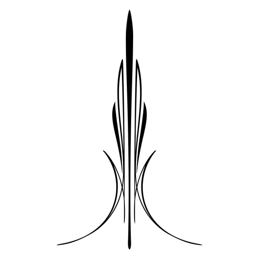 Automotive Mowry pinstripe sticker decal, style 12.