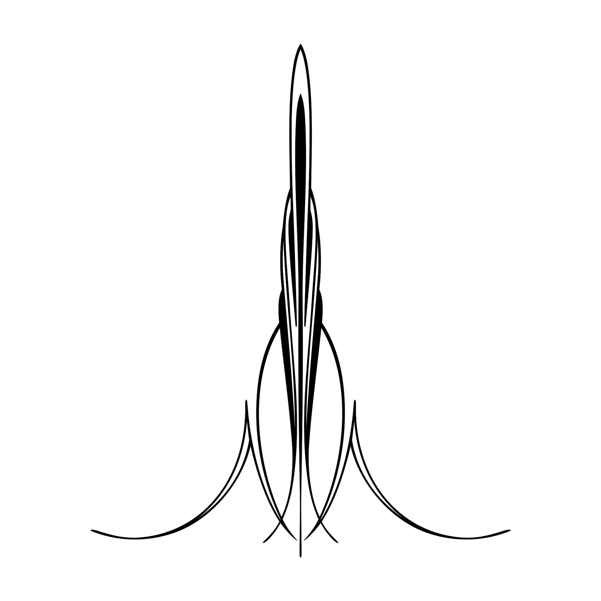 Mowry decal sticker, style 15, body-line stripe.