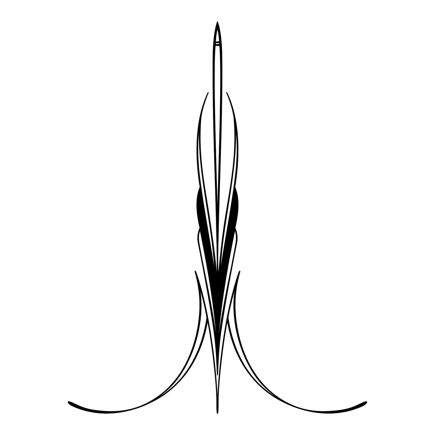 Mowry decal sticker, style 20, body-line stripe.