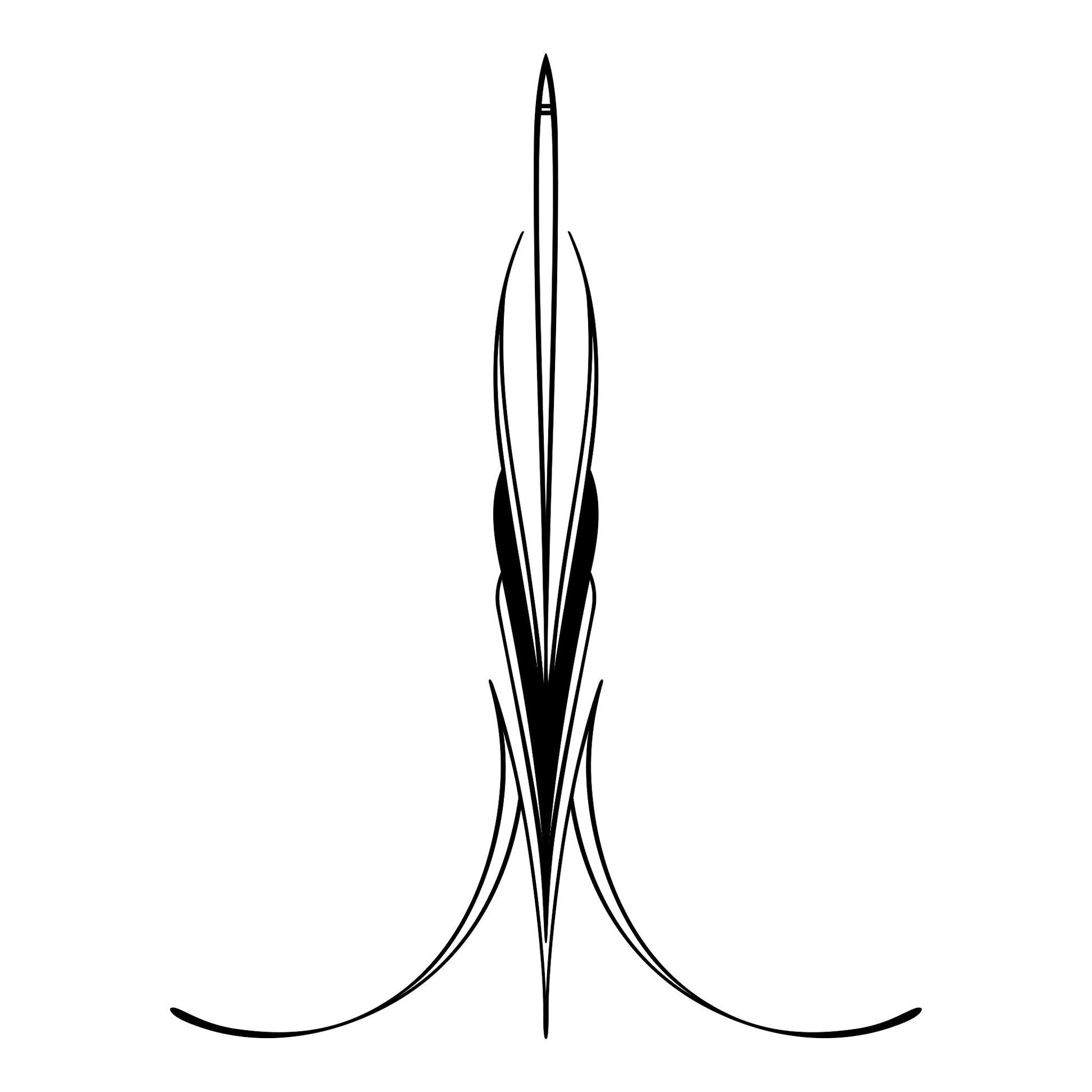 Mowry decal sticker, style 20, body-line stripe.