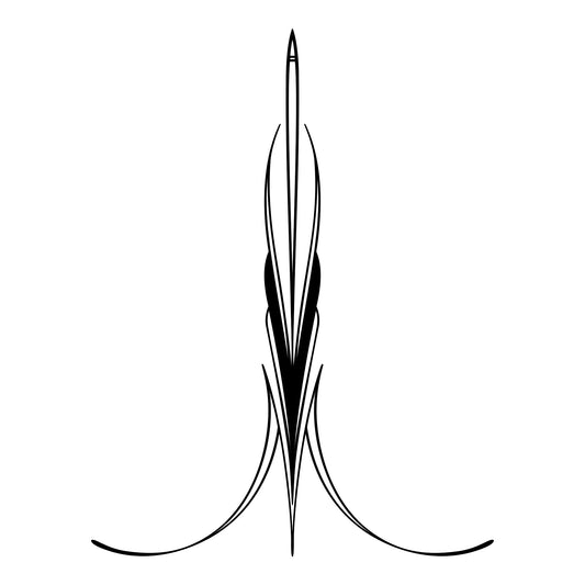 Mowry decal sticker, style 20, body-line stripe.