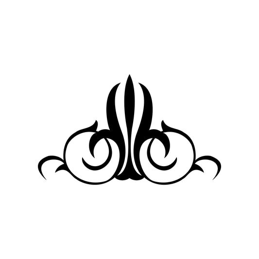 Automotive Souza pinstripe sticker decal, style 02.