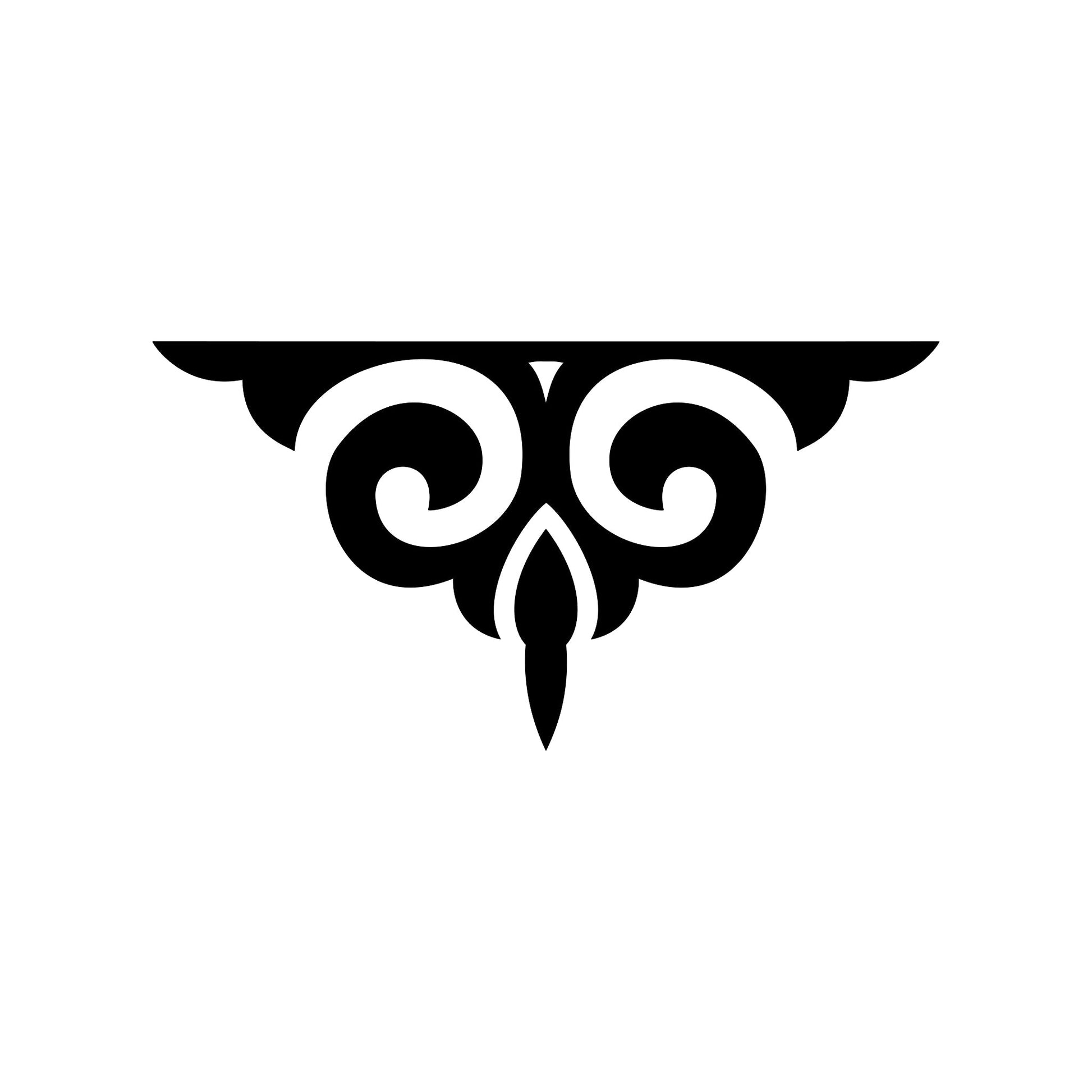 Vehicle pinstripe vinyl sticker, Souza style 09.