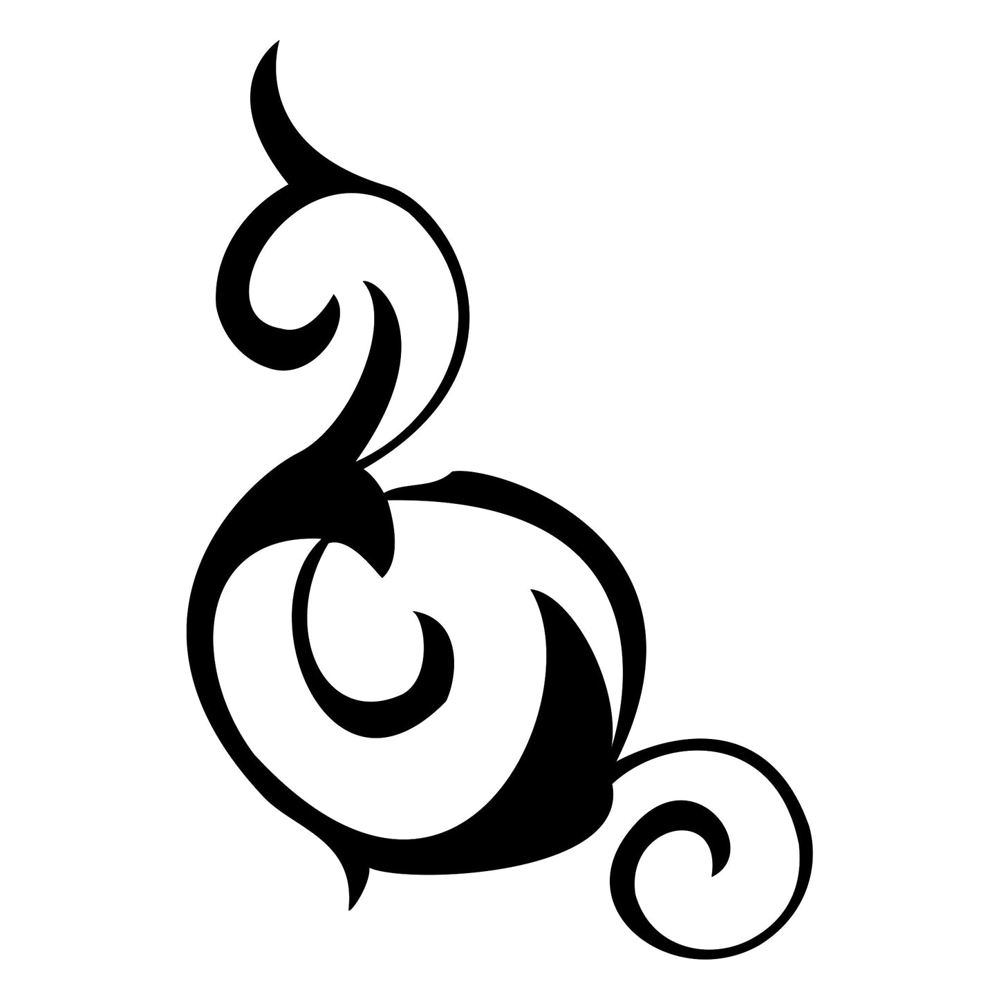 Automotive Souza pinstripe sticker decal, style 17.